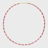 Arizona Pink Yellow Sapphire Necklace