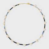 Arizona Ombre Blue Sapphire Pearl Necklace