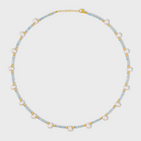 Arizona Aquamarine Pearl Necklace