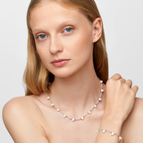 Arizona Aquamarine Pearl Necklace