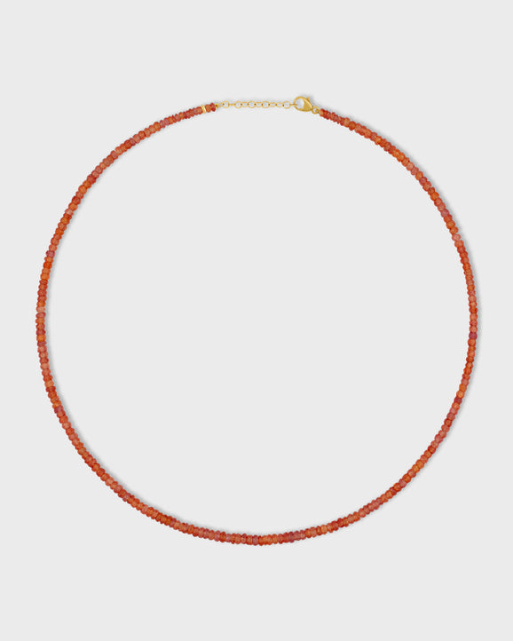 Arizona Orange Sapphire Necklace