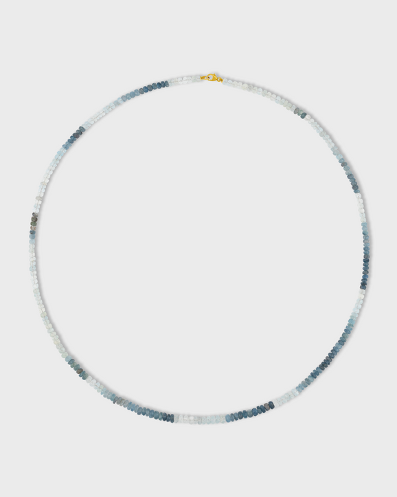 Arizona Moss Aquamarine Necklace