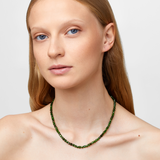 Arizona Chrome Diopside Cubist Necklace