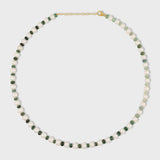 Ocean Jumbo Emerald Pearl Necklace