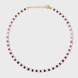 Ocean Jumbo Ruby Pearl Necklace