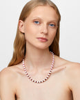 Ocean Jumbo Ruby Pearl Necklace