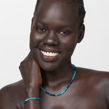 Bicolor Apatite Necklace