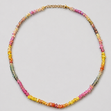 Arizona Rainbow Sapphire Pebble Necklace
