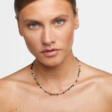 Tourmaline & Chrome Diopside Necklace
