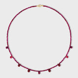 Arizona Garnet Gem Drop Necklace