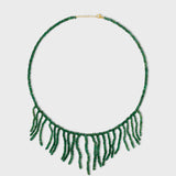 Arizona Emerald Fringe Necklace