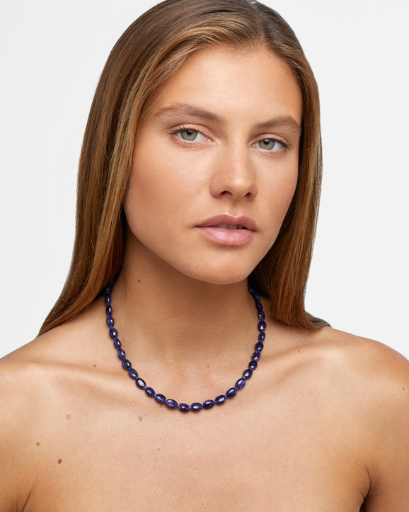 Arizona Blue Sapphire Candy Necklace