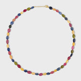 Arizona Dark Rainbow Sapphire Candy Necklace