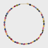 Men's Arizona Rainbow Sapphire Smooth Candy Necklace