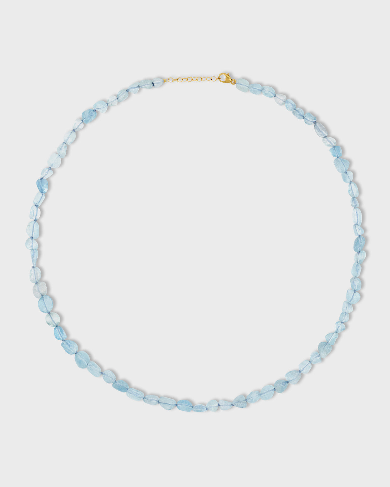 Arizona Aquamarine Pebble Necklace