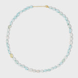 Arizona Aquamarine Faceted Candy Necklace