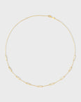 Marquet Mother of Pearl Gold Bar Chain Necklace