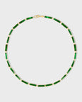 Marquet Malachite Gold Bar Necklace