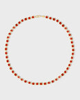 Marquet Coral Gold Box Necklace