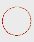 Marquet Coral Gold Bar Necklace