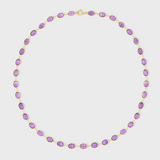 Chakra Amethyst Oval Necklace