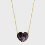 Love Tripache Amethyst Heart Necklace