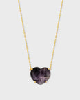 Love Tripache Amethyst Heart Necklace