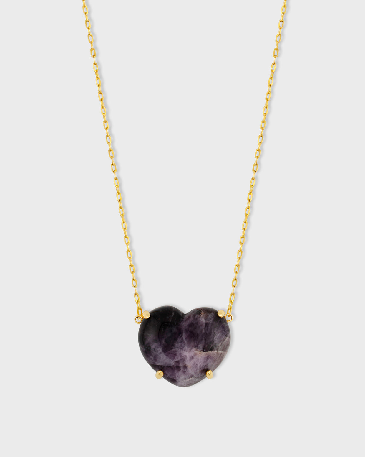 Love Tripache Amethyst Heart Necklace