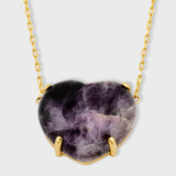 Love Tripache Amethyst Heart Necklace