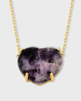 Love Tripache Amethyst Heart Necklace