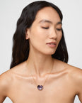 Love Tripache Amethyst Heart Necklace