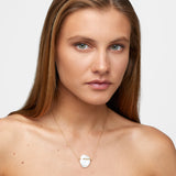 Ocean Large Pearl Gold Bar Necklace