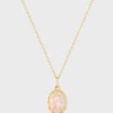 Aura Horizon Opal Gemstone Necklace