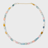 Gaia Aquamarine Gemmy Necklace