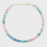 Gaia Aquamarine Morganite Happy Candy Necklace