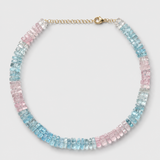 Gaia Aquamarine Morganite Happy Candy Necklace