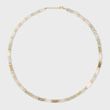 Jade Gold Bead Necklace