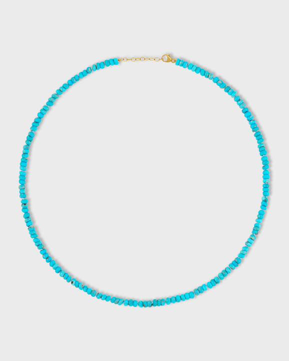Nevada Turquoise Rondelle Necklace