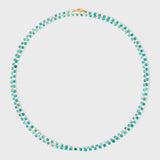 Nevada Pearl & Turquoise Double Strand Necklace