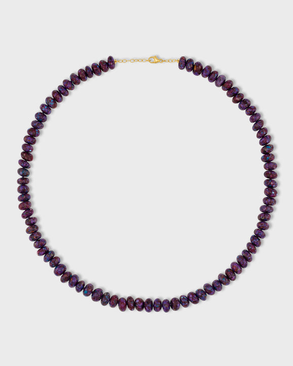Nevada Kingman Purple Turquoise Necklace