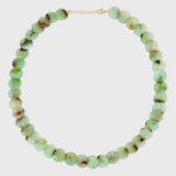 Nevada Chrysoprase Coin Necklace
