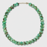 Nevada Chrysoprase Coin Necklace
