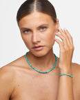 Nevada Turquoise Heishi Necklace