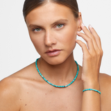 Nevada Turquoise Heishi Necklace