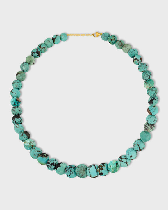 Nevada Turquoise Coin Necklace