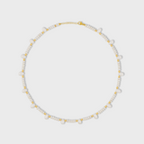 Ocean Pearl Gold Bead Necklace