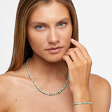 Ocean Connection Emerald & Pearl Necklace