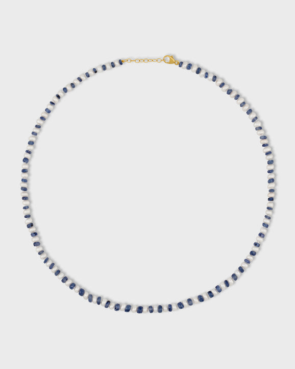 Ocean Connection Sapphire & Pearl Necklace