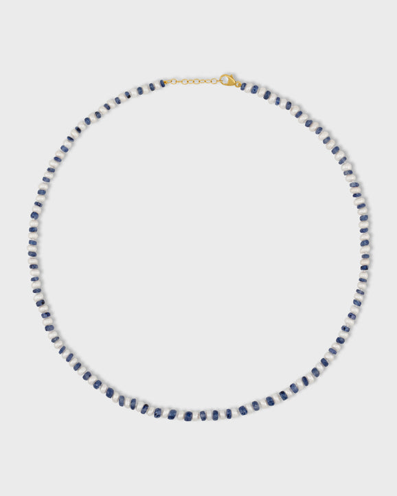 Men's Ocean Connection Sapphire & Pearl Necklace