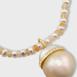 Ocean South Sea Bi Color Opal Pearl Necklace